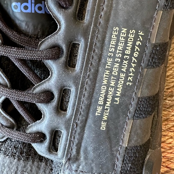 ADIDAS ADULT 6.5 sneakers 3 strips, black, - Picture 7 of 7